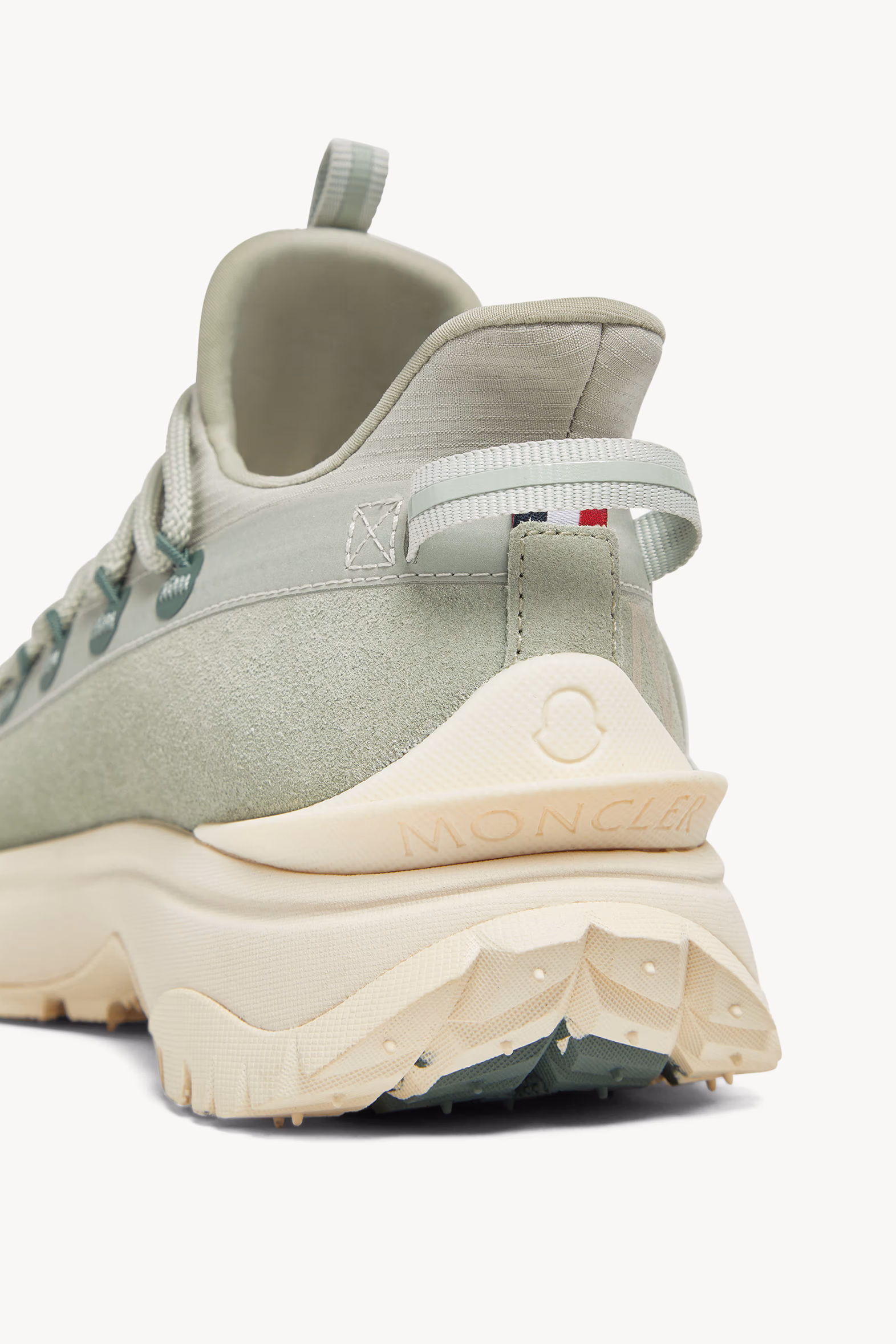 Sneakers Trailgrip Lite 2 en cuir et daim Femmes Vert D’Eau Moncler 5